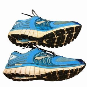 Brooks Glycerin 11Logo Mesh Low Top Athletic Running Shoes Blue Women's Size 10